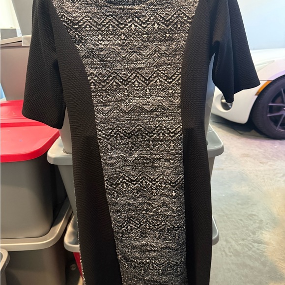 Black and Gray Patterned Women’s Dress p12 - Picture 2 of 5
